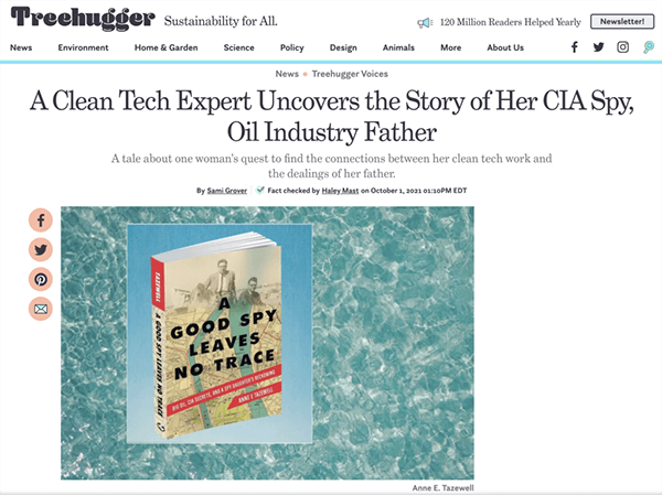 A Clean Tech Expert Uncovers the Story of Her CIA Spy, Oil Indsutry Father