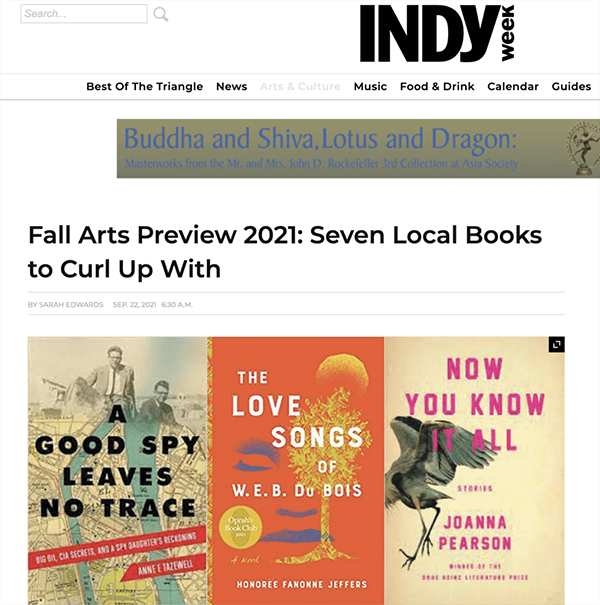 Fall Arts Preview 2021: Seven Local Books to Curl Up With